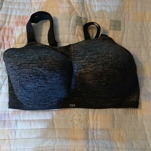 VSX Charcoal Heathered High-Impact Sports Bra